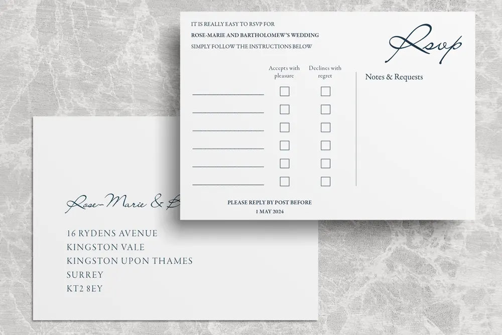 RSVP Card Elegant