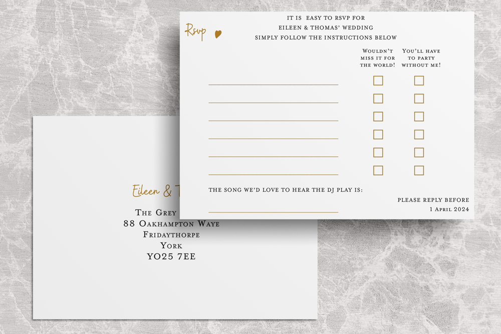 RSVP Card