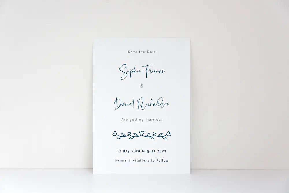 Save the Date Impression