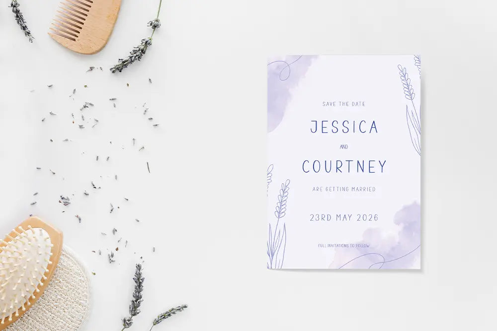Save the Date Lavender