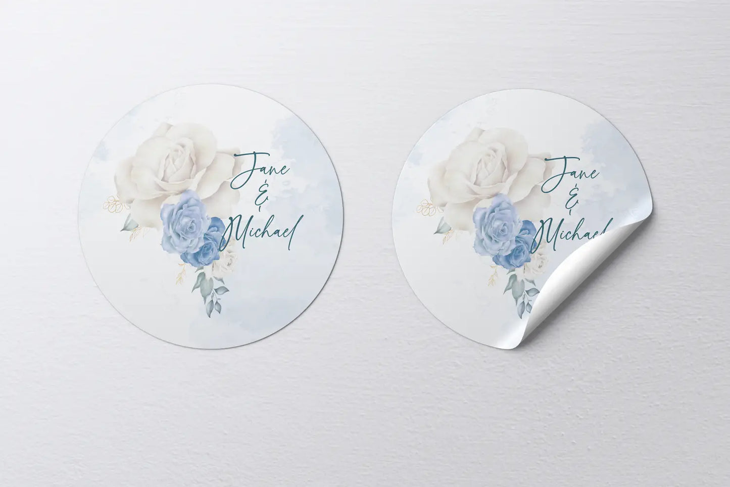 Stickers Blue Floral