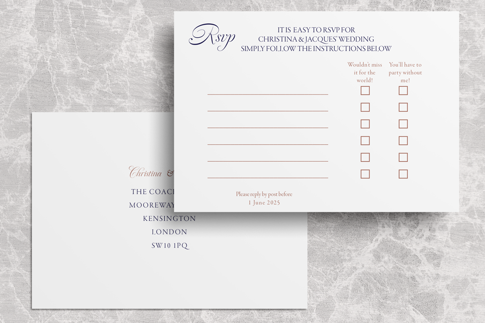 RSVP Card