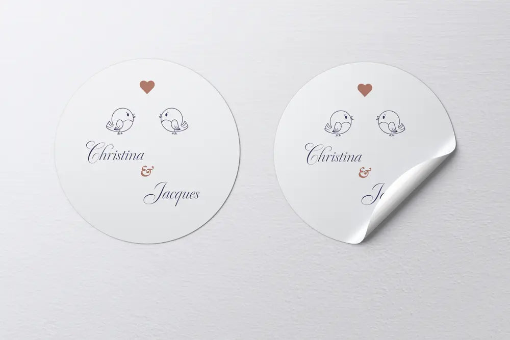 Stickers Lovebirds
