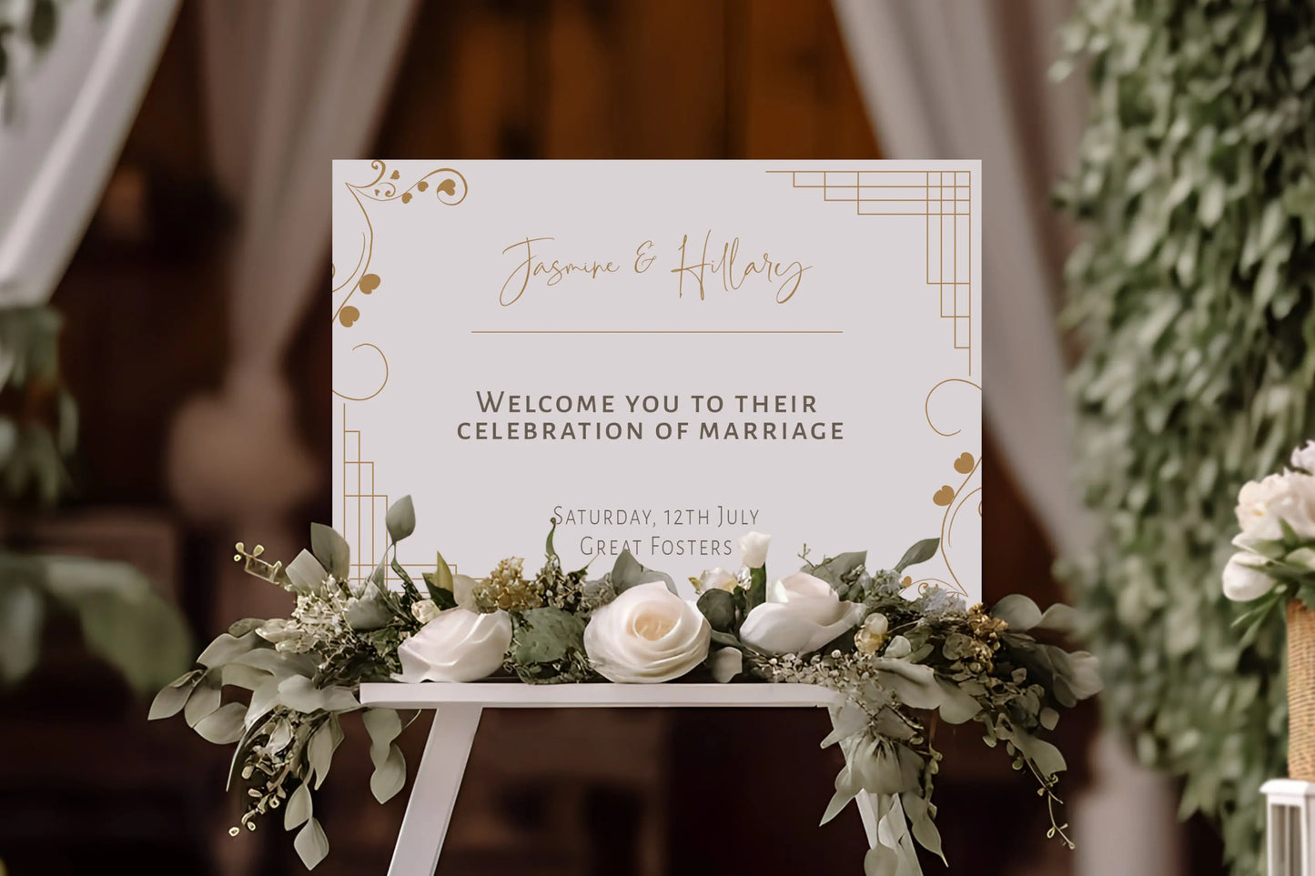 Welcome Sign Lovestract