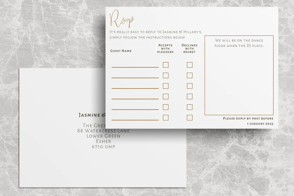 RSVP Card Lovestract