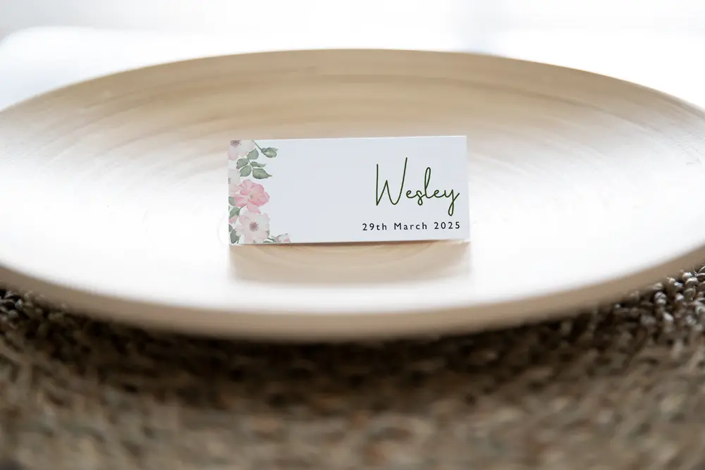 Place cards Olive Petal