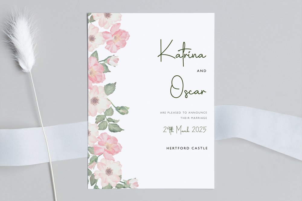 Wedding Announcement Card