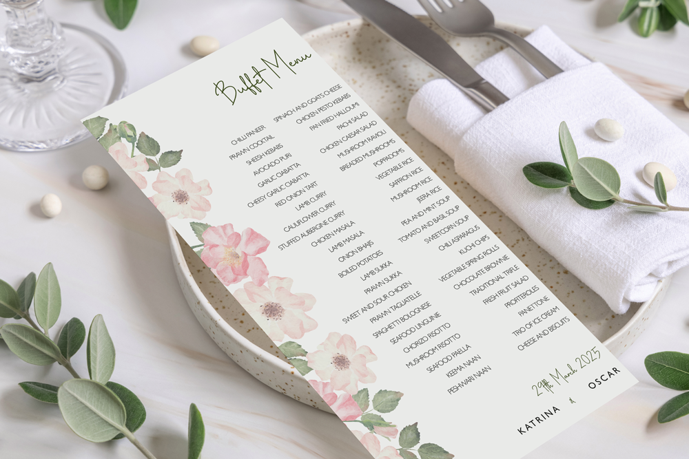 Buffet Menu