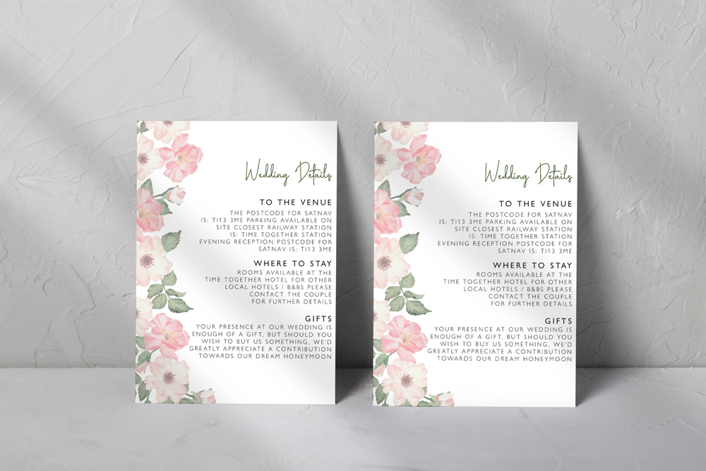 Guest Information Card