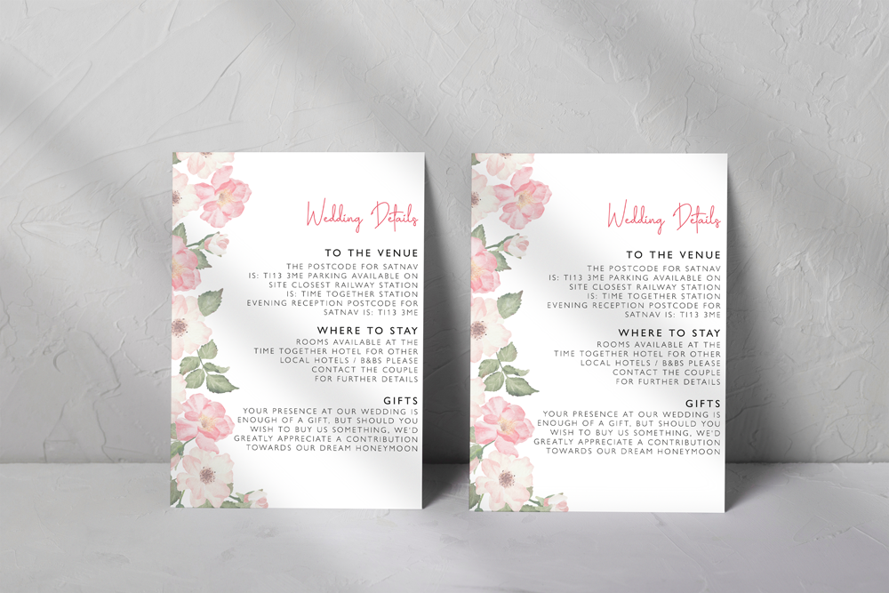 Guest Information Card