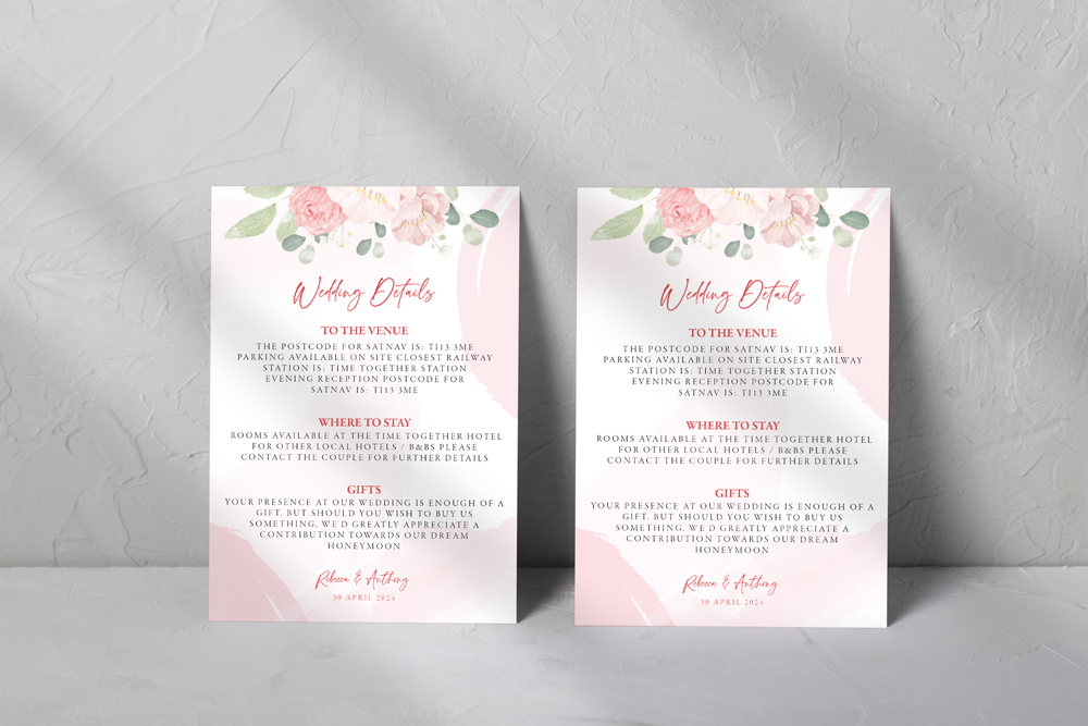 Guest Information Card