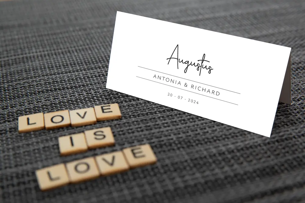 Place cards Signature