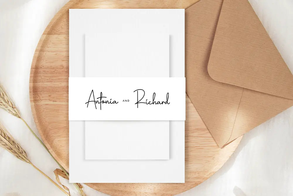 Invitation Wrap Signature