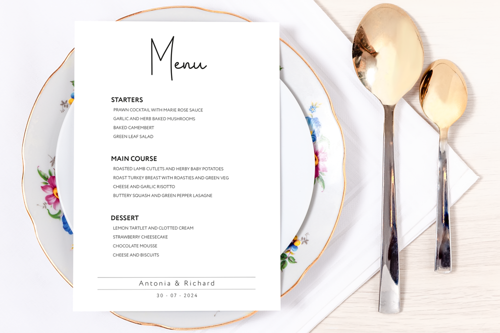 Set Menu