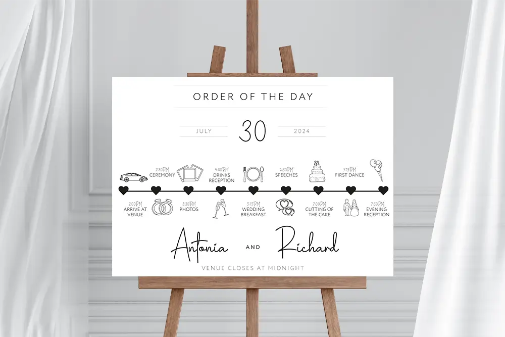 Order of the Day Sign Signature