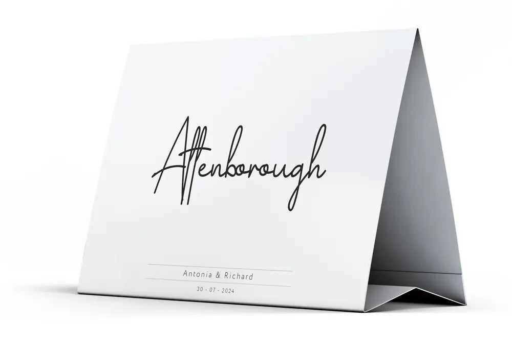 Table Name Sign Signature