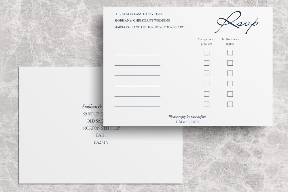 RSVP Card