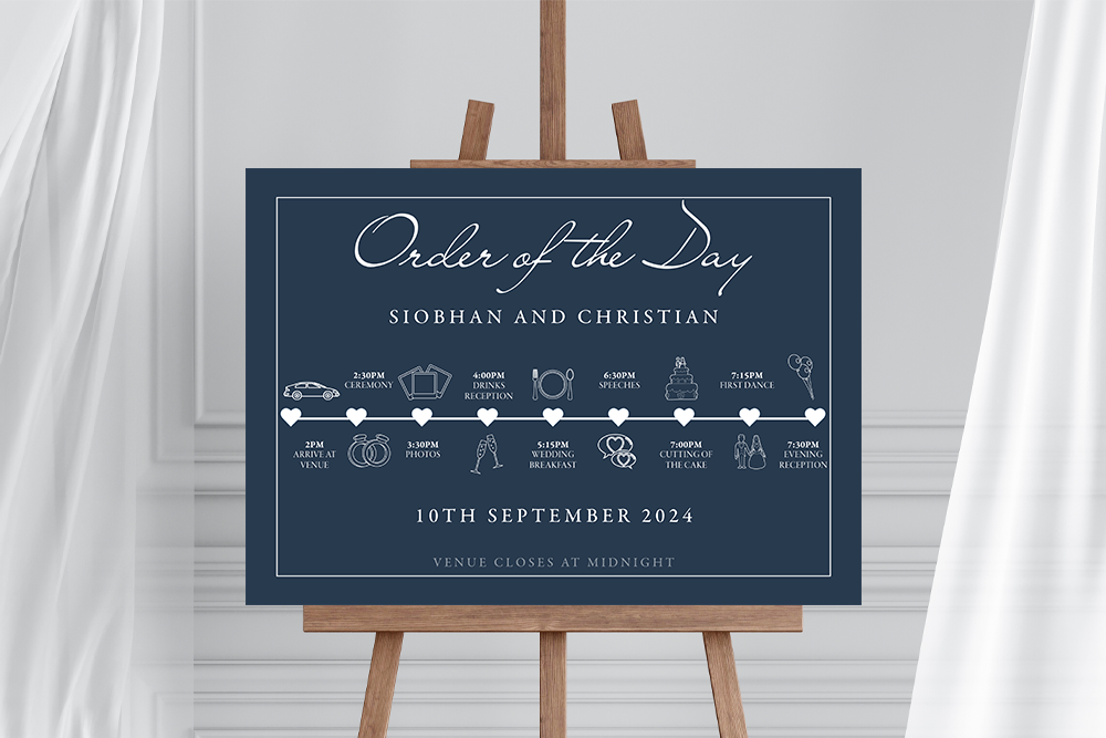 Order of the Day Sign