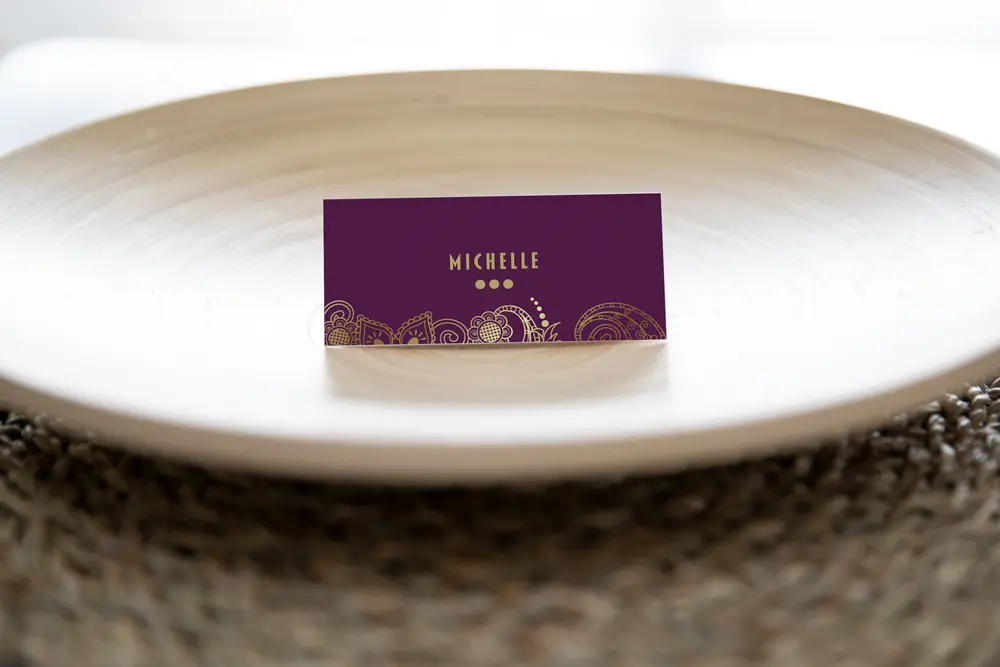 Place cards Sundar