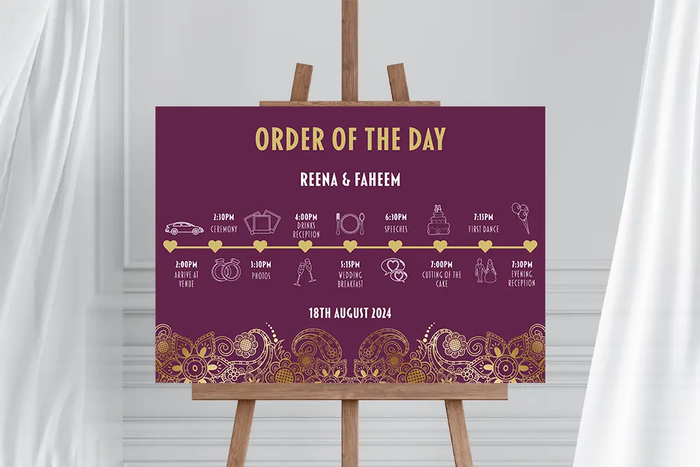 Order of the Day Sign Sundar