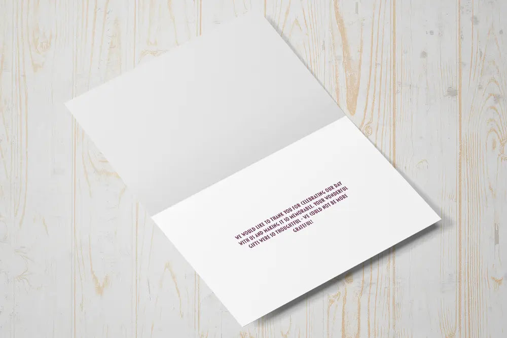 Thank You Card Sundar