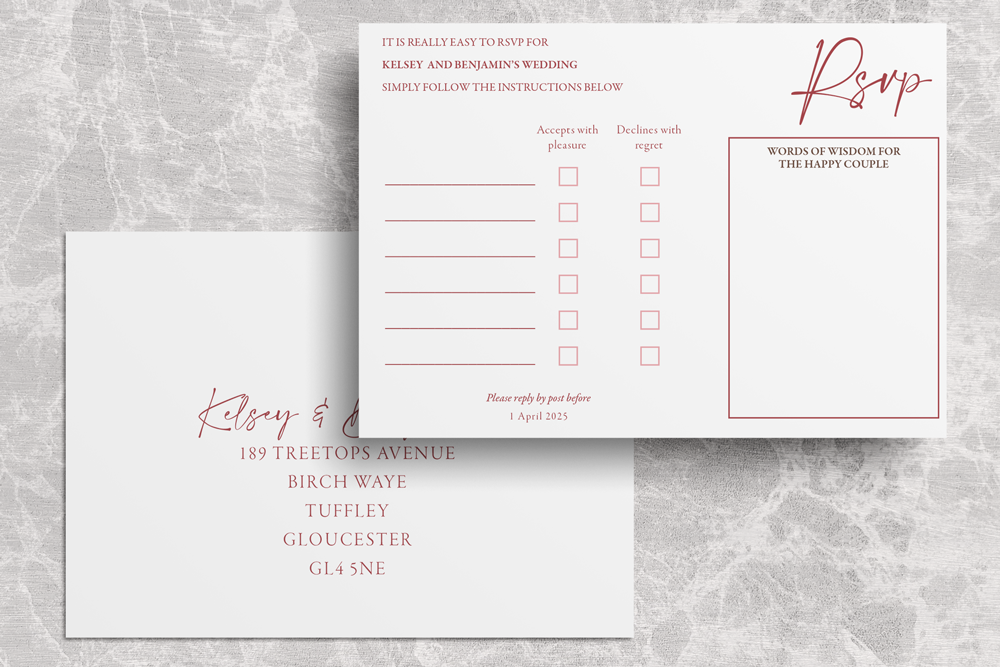 RSVP Card