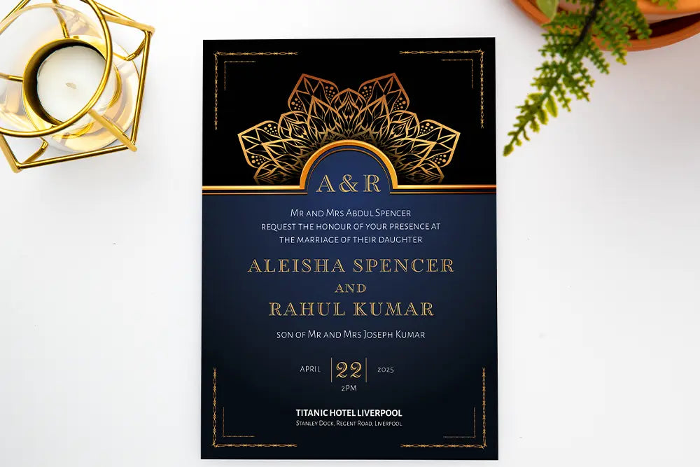 Wedding Invitation Card Chalka