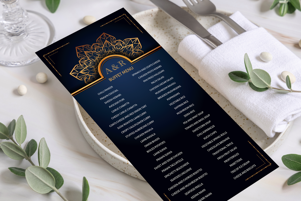 Buffet Menu