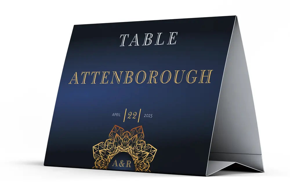 Table Name Sign Chalka