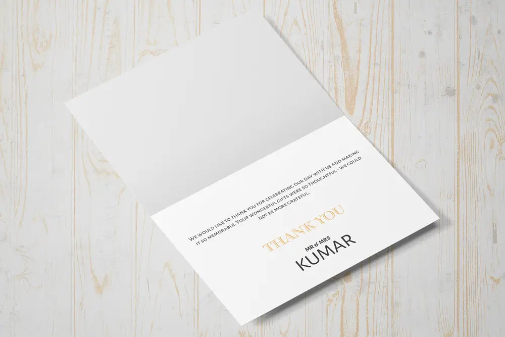 Thank You Card Chalka