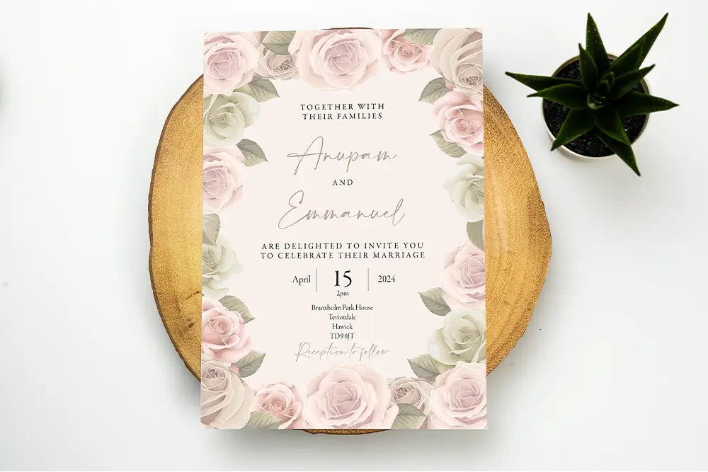 Wedding Invitation Card Exquisite