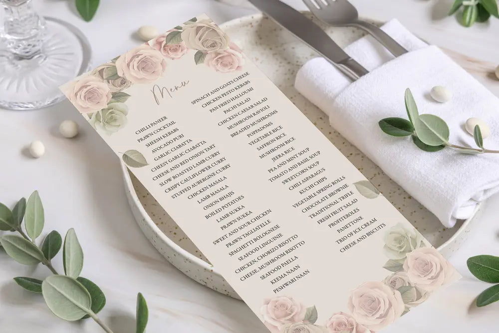 Buffet Menu Exquisite