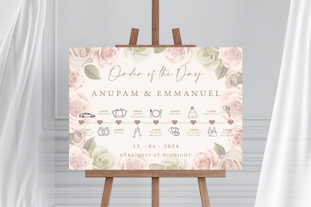 Order of the Day Sign