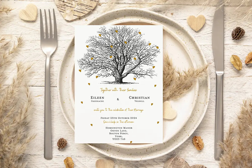 Wedding Invitation Card Fallen For You
