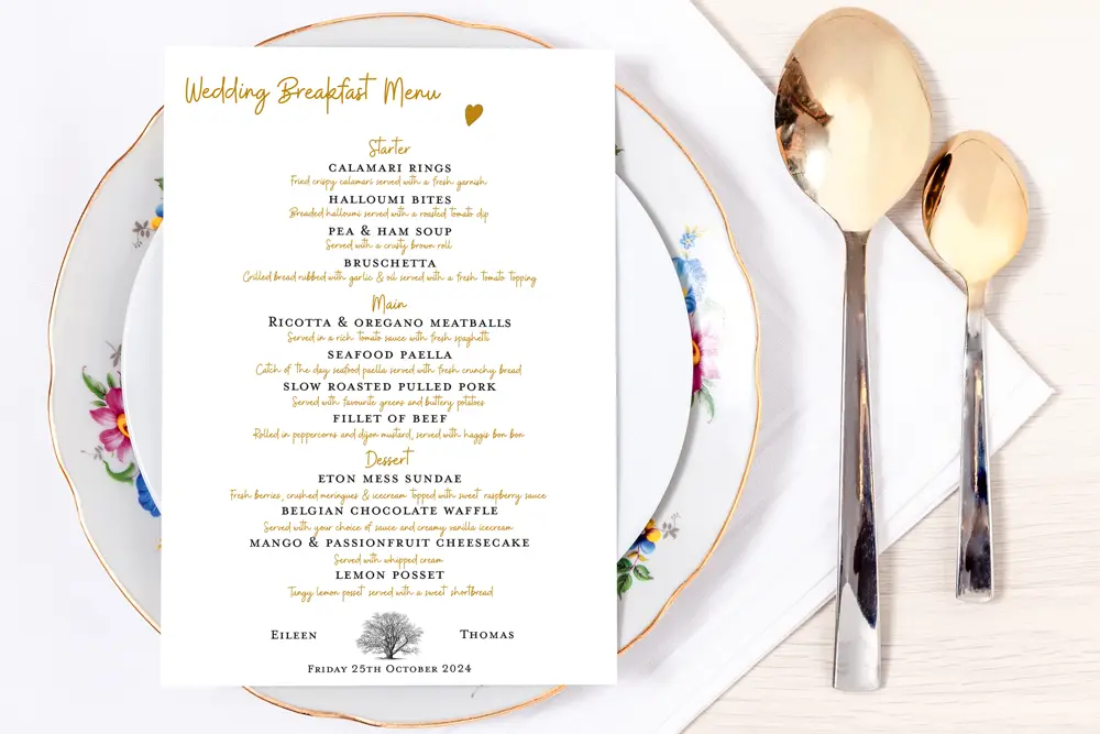 Set Menu Fallen For You