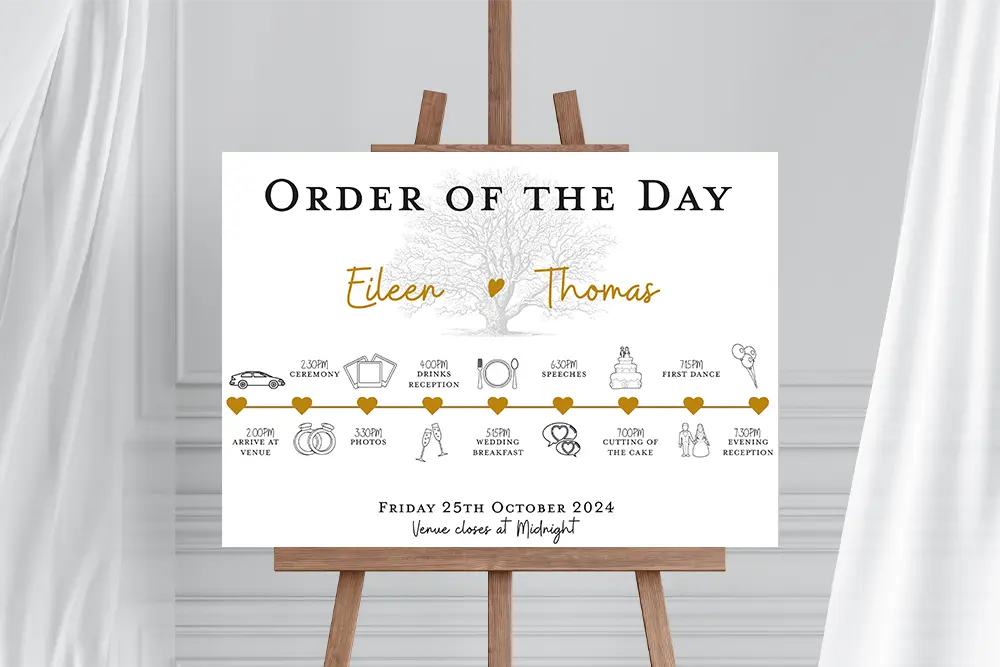 Order of the Day Sign Fallen For You