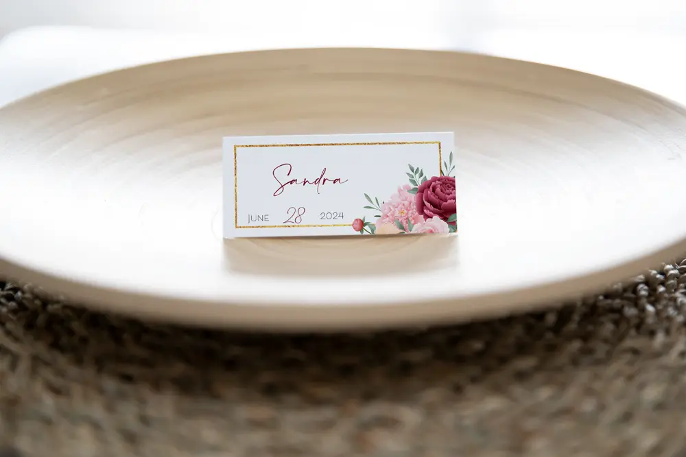 Place cards Floral
