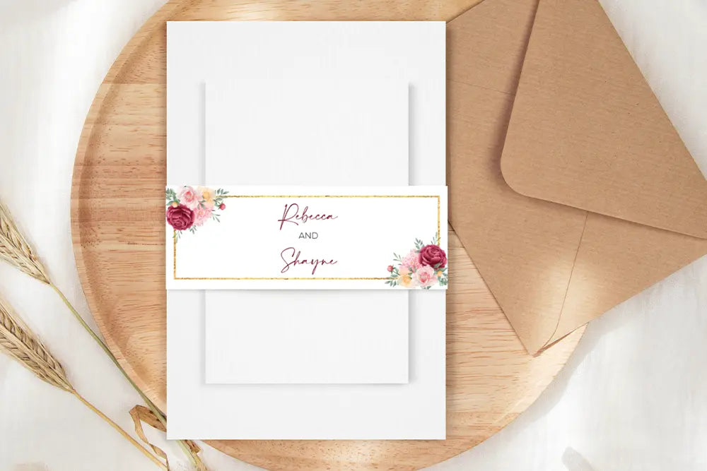 Invitation Wrap Floral