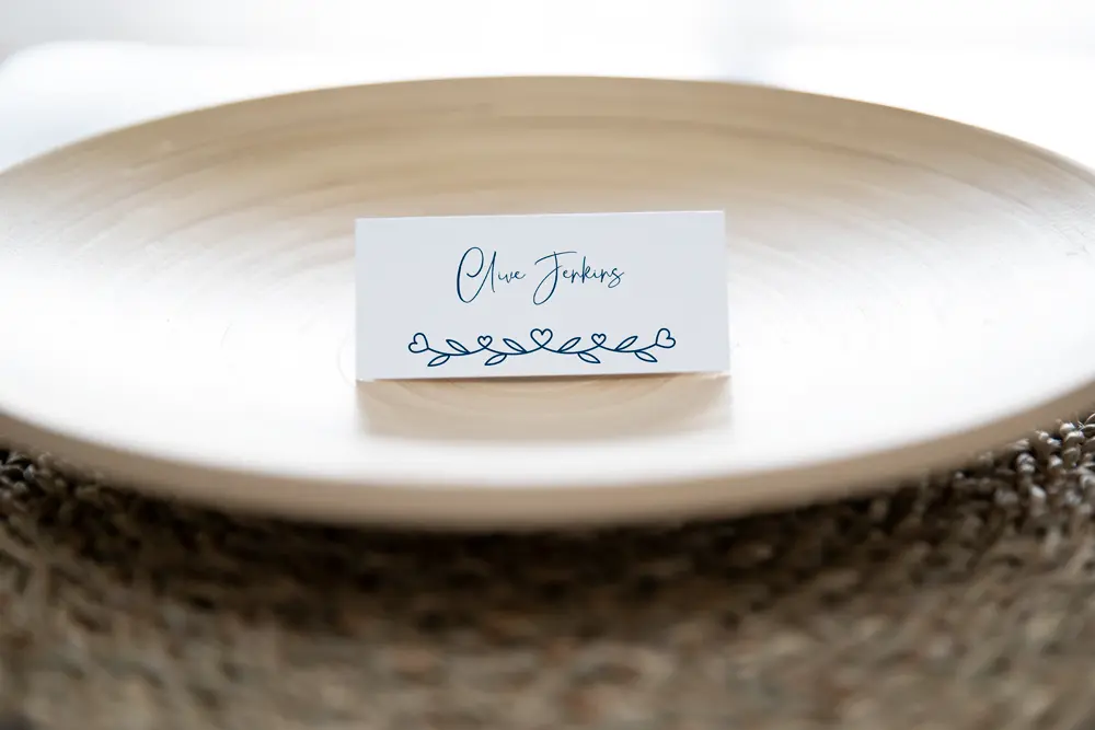 Place cards Impression