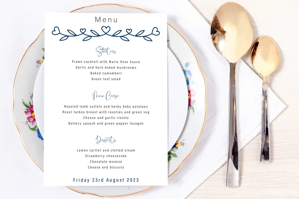 Set Menu Impression