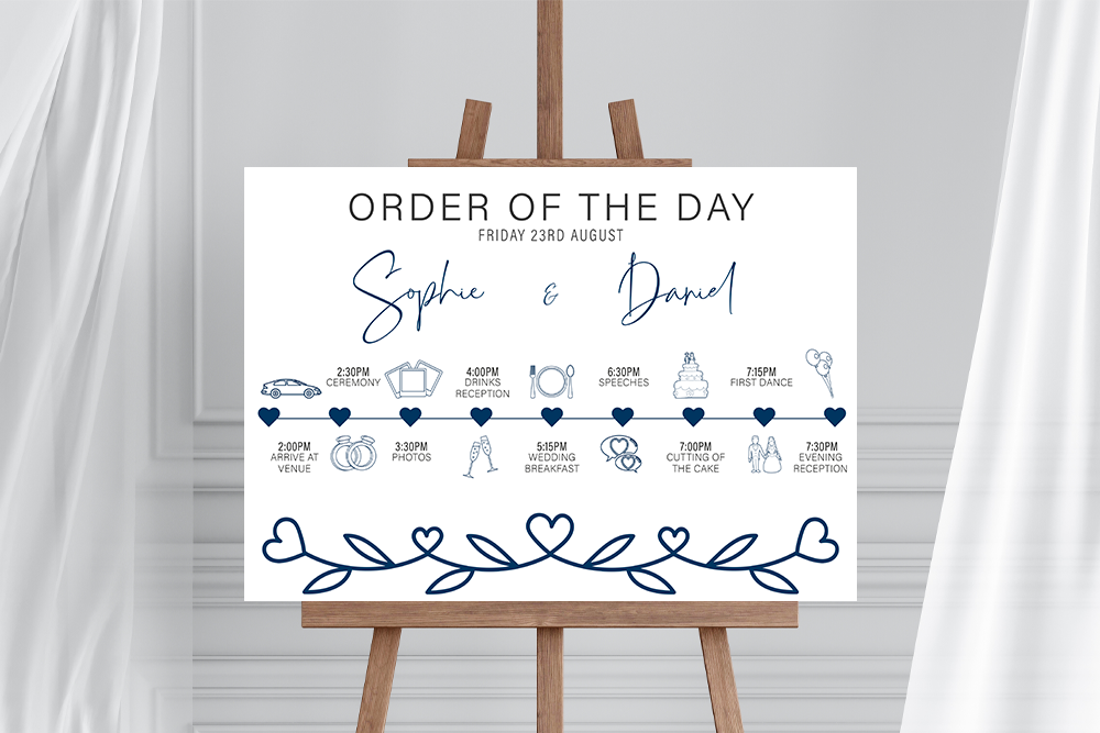 Order of the Day Sign