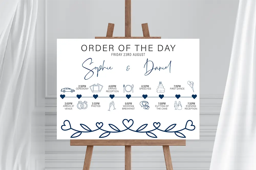 Order of the Day Sign Impression