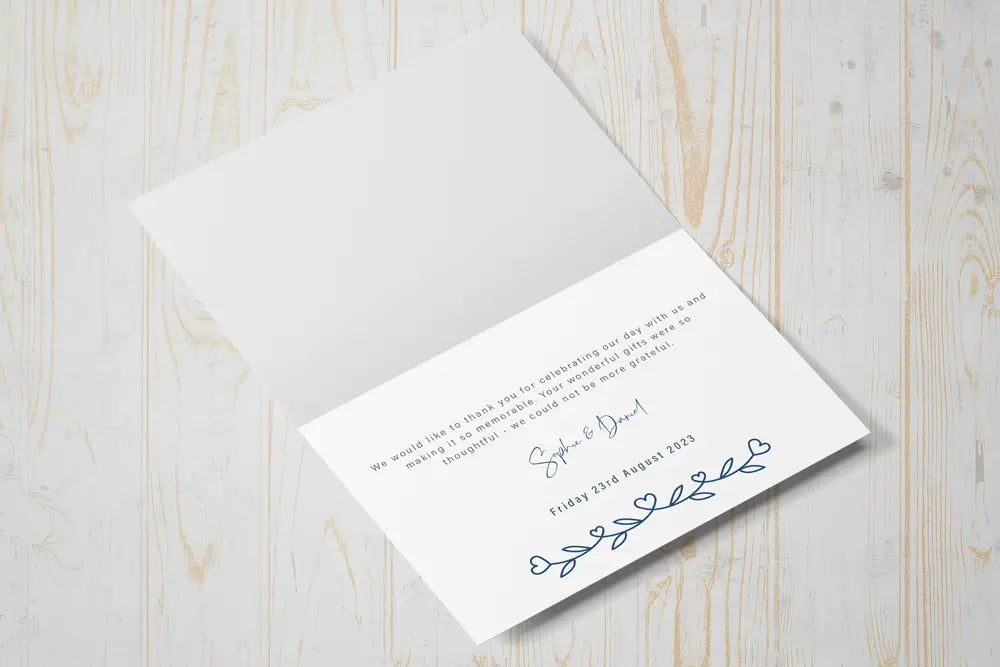 Thank You Card Impression