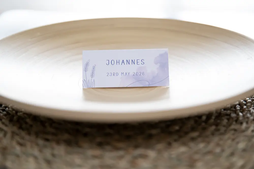 Place cards Lavender