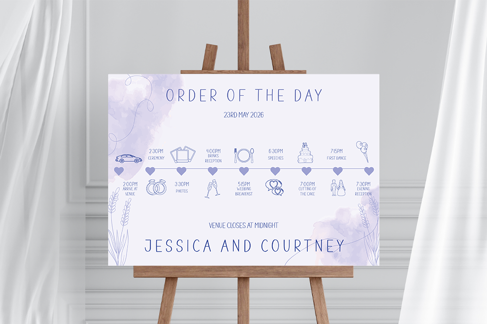 Order of the Day Sign