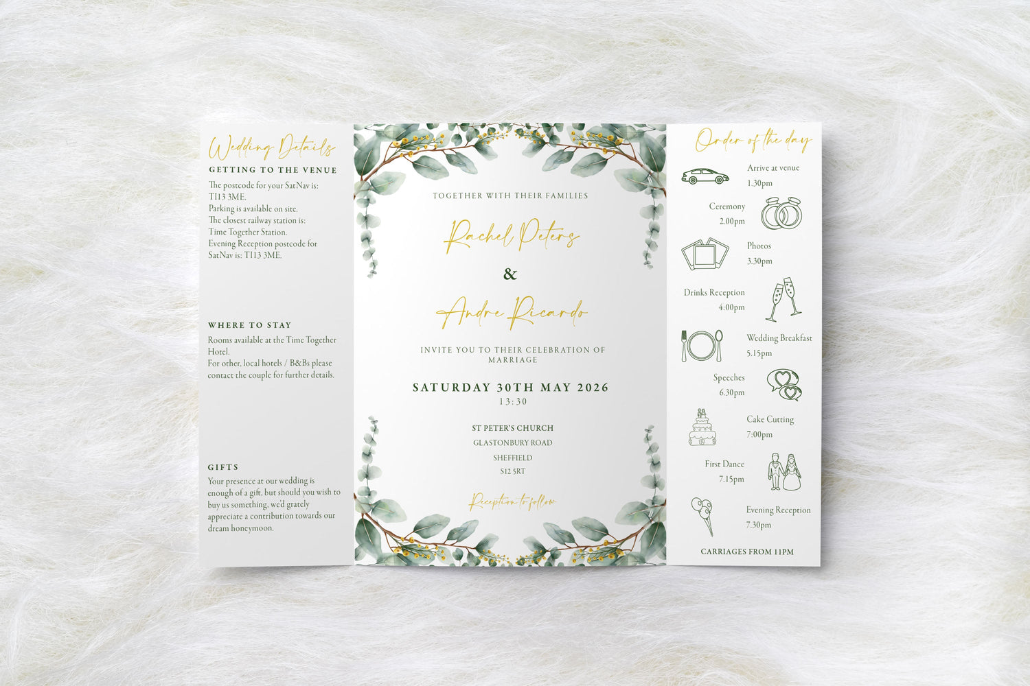 Gatefold Wedding Invitations