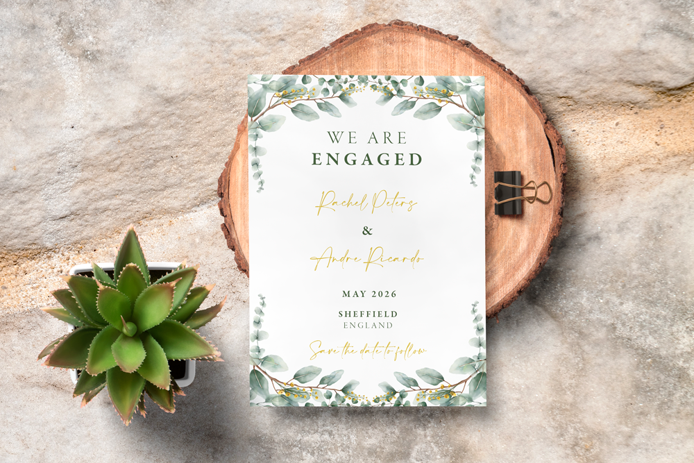 Engagement Announcement Cards