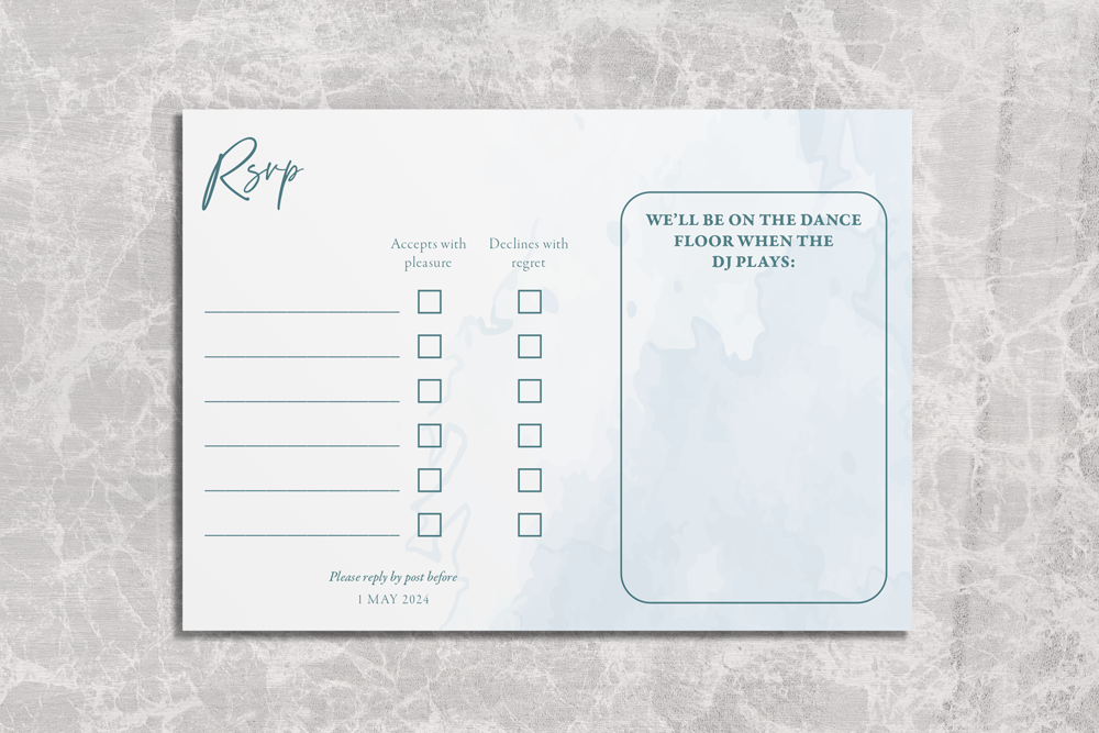 RSVP Card
