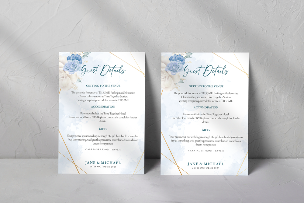 Guest Information Card