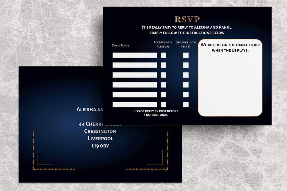 RSVP Card